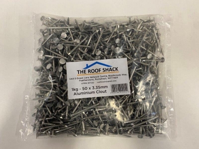 CHOOSE YOUR SIZE AND AMOUNTS 50mm 65mm ALUMINIUM CLOUT NAILS 38mm 