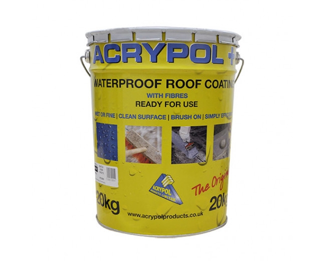 acrypol + acrylic waterproof coating 20kg grey
