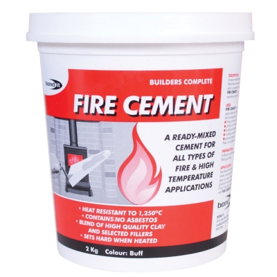 bond it fire cement 2kg (box of 6)