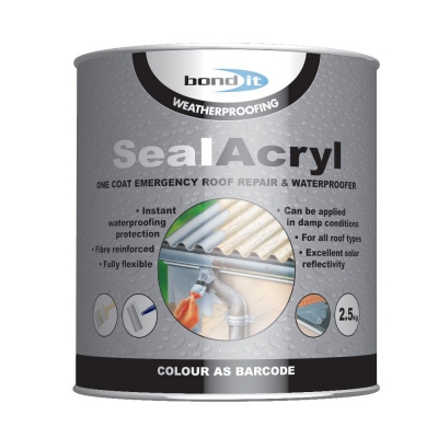 bond it sealacryl waterproofer 2.5kg (box of 6)