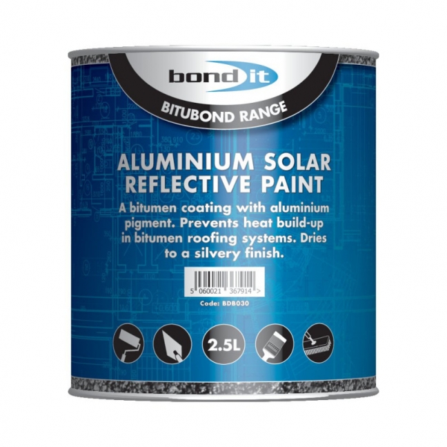 aluminium solar reflective paint 25l
